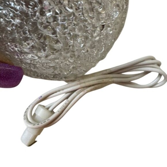 Handcrafted Glass Snowman Christmas Ornament With Red Knit Hat & Green Gift Bag - Picture 2 of 4